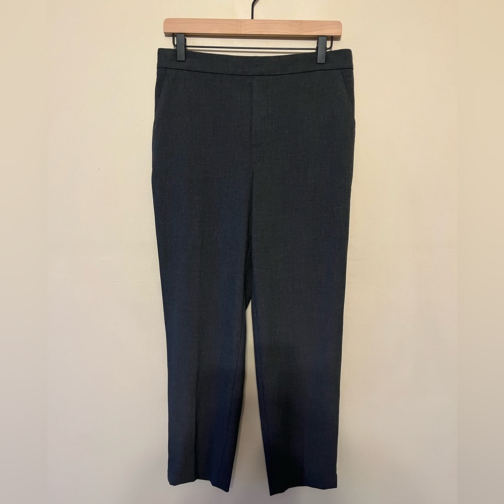 Banana Republic Hayden Gray Ankle Length Stretch Dress Pant Size 8